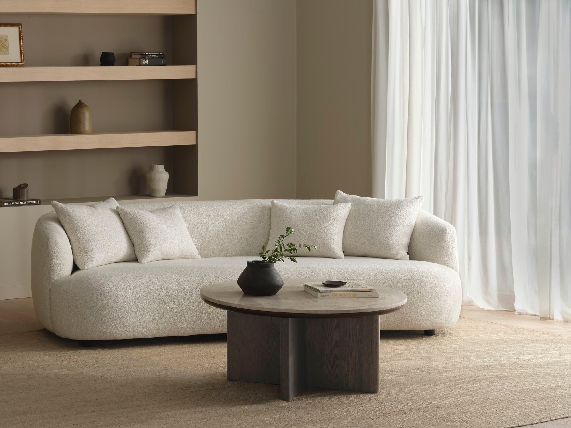The Odeon Bed in Walnut